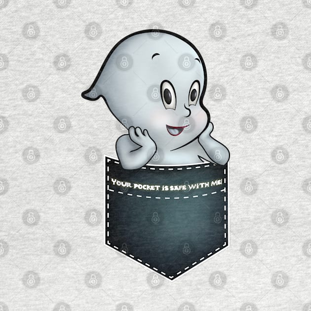 Cute Ghost in your pocket by lidijaarts